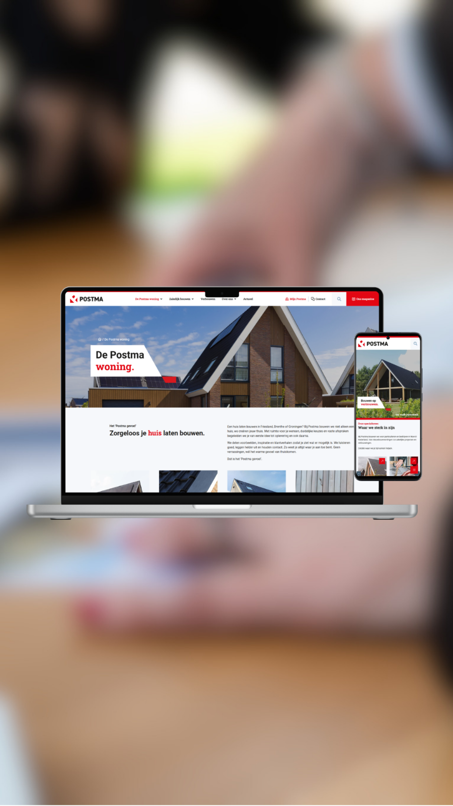 Nieuwe website Postma